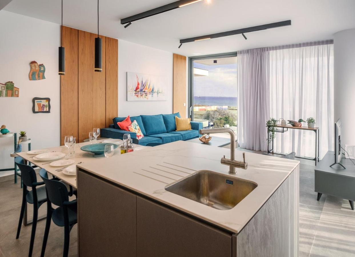 Gaia Seaview Apartment 1 لارنكا المظهر الخارجي الصورة